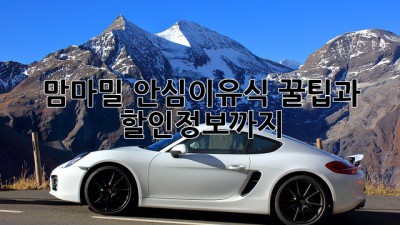 맘마밀 안심이유식: 꿀팁과 할인정보까지!
